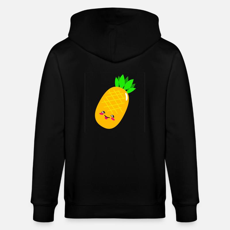 ananas - Veste à capuche bio CULTIVATOR Stanley/Stella Unisexe - noir