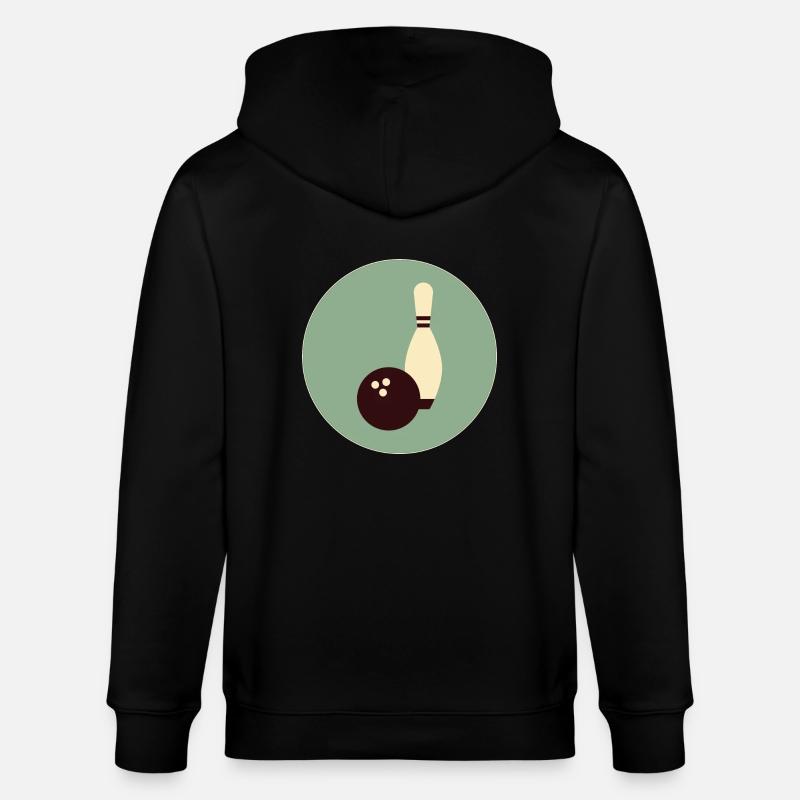 STRIKE -Bowling Star - Veste à capuche bio CULTIVATOR Stanley/Stella Unisexe - noir