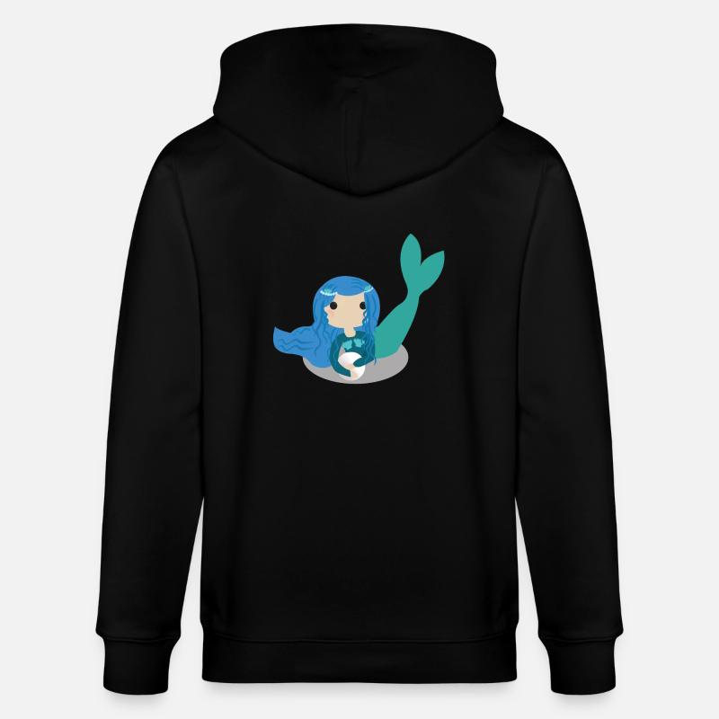 Perle de coquille de sirène - Veste à capuche bio CULTIVATOR Stanley/Stella Unisexe - noir