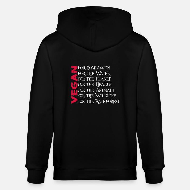 Vegan pour - Veste à capuche bio CULTIVATOR Stanley/Stella Unisexe - noir