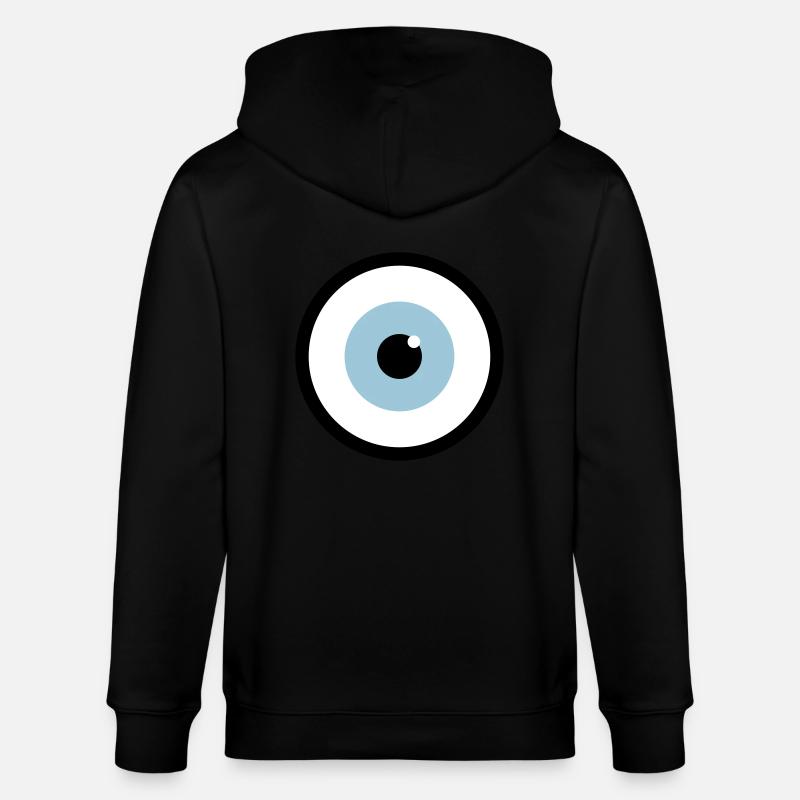 œil - Veste à capuche bio CULTIVATOR Stanley/Stella Unisexe - noir