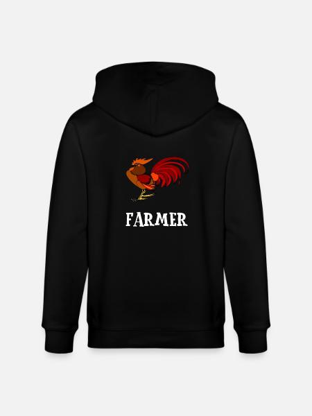 Bauernhof - Stanley/Stella Unisex Bio-Kapuzenjacke CULTIVATOR - Schwarz