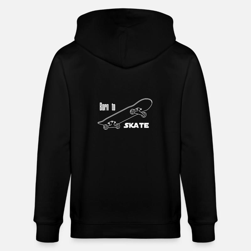 Skateboard - Stanley/Stella Unisex Bio-Kapuzenjacke CULTIVATOR  - Schwarz