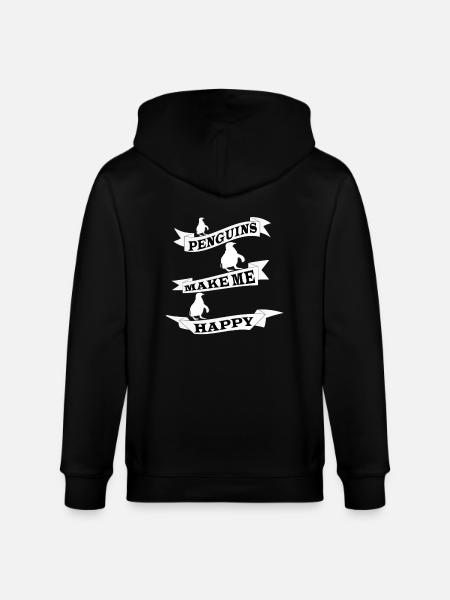 Pinguin - Stanley/Stella Unisex Bio-Kapuzenjacke CULTIVATOR - Schwarz