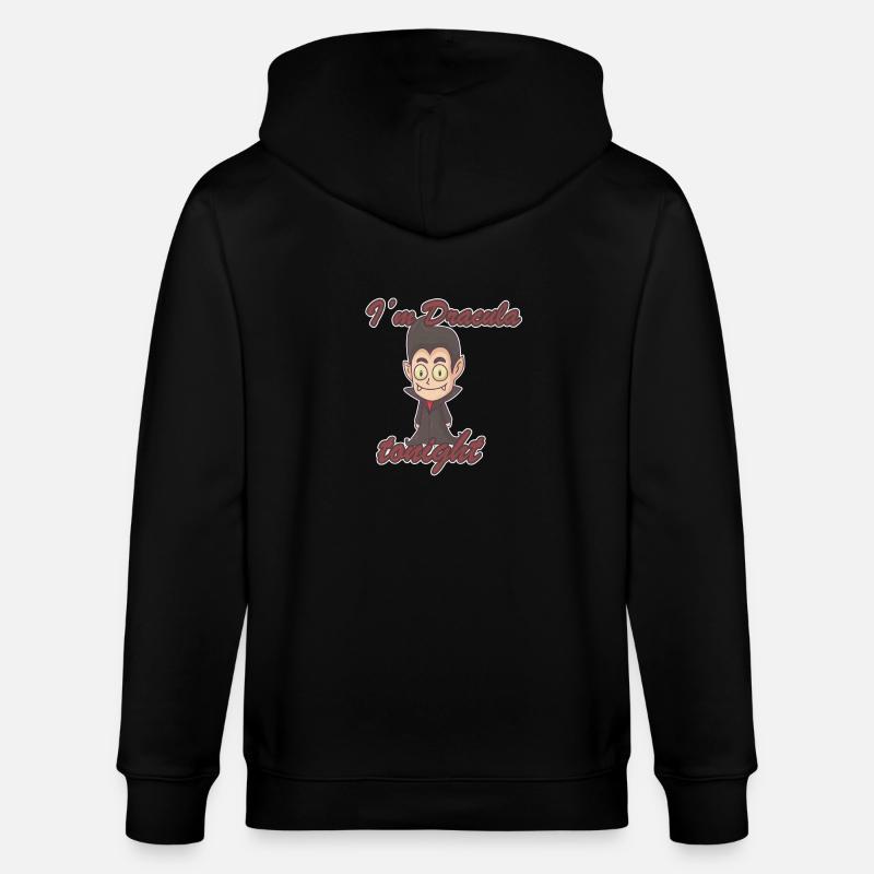 Dracula - Stanley/Stella Unisex Bio-Kapuzenjacke CULTIVATOR  - Schwarz