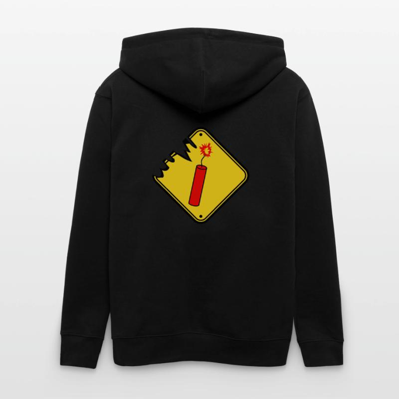 shield caution danger danger caution stan Stanley/Stella CULTIVATOR  Unisex Organic Hooded Jacket