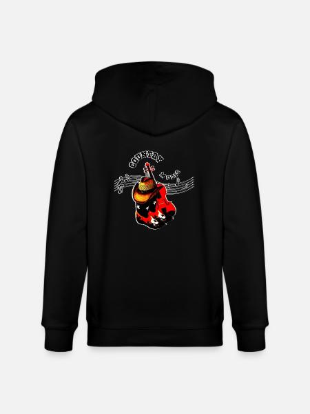 country music - Stanley/Stella Unisex Bio-Kapuzenjacke CULTIVATOR  - Schwarz