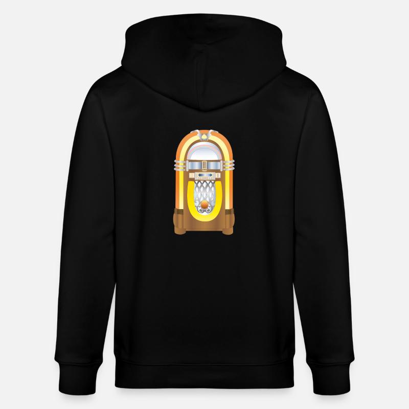 jukebox - Stanley/Stella Unisex Bio-Kapuzenjacke CULTIVATOR  - Schwarz