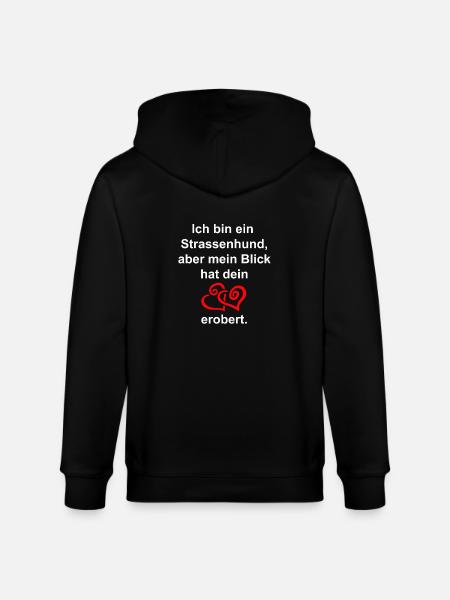Hundeliebe - Stanley/Stella Unisex Bio-Kapuzenjacke CULTIVATOR - Schwarz