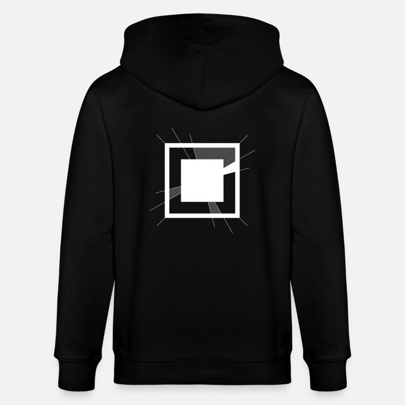 Abstract 2 - Stanley/Stella Unisex Bio-Kapuzenjacke CULTIVATOR  - Schwarz