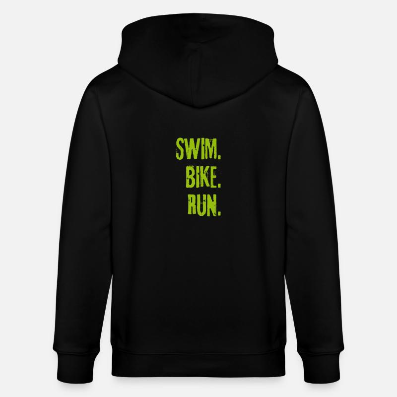 Course de vélo - Veste à capuche bio CULTIVATOR Stanley/Stella Unisexe - noir