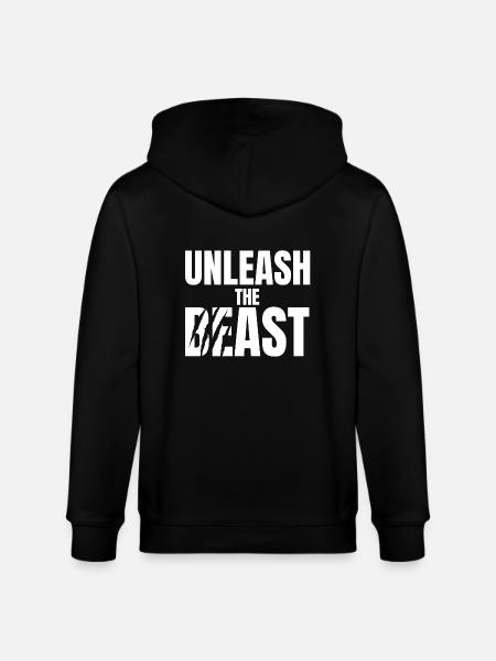 Unleash the Beast - Stanley/Stella CULTIVATOR Unisex Organic Hooded Jacket - black
