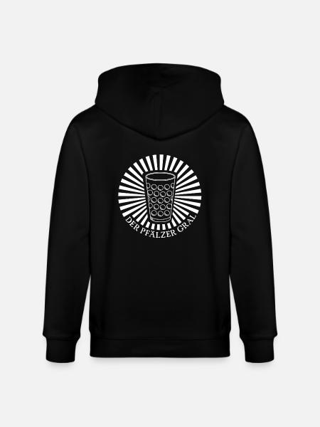 der pfälzer gral - Stanley/Stella Unisex Bio-Kapuzenjacke CULTIVATOR - Schwarz