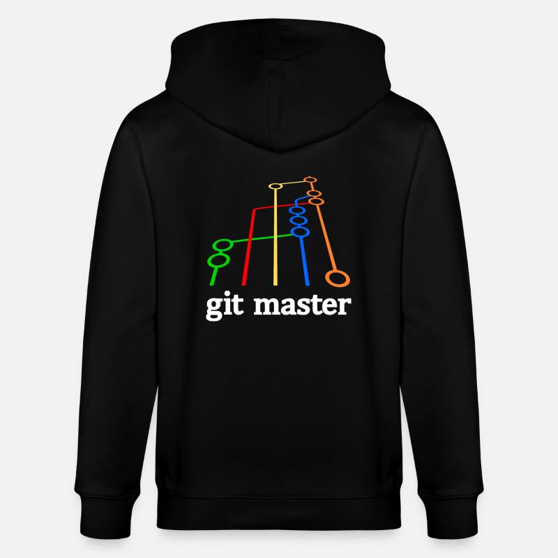 git master vWhite - Veste à capuche bio CULTIVATOR Stanley/Stella Unisexe - noir