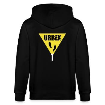 Urbex - Urban Exploring - Veste à capuche bio CULTIVATOR Stanley/Stella Unisexe - noir - Dos - Anna (173cm)