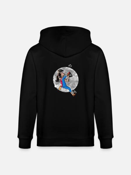 Flexibility - Kletter T-Shirt - Stanley/Stella Unisex Bio-Kapuzenjacke CULTIVATOR - Schwarz