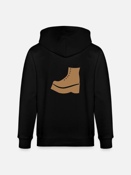 Brown Boot Schuh - Stanley/Stella Unisex Bio-Kapuzenjacke CULTIVATOR  - Schwarz