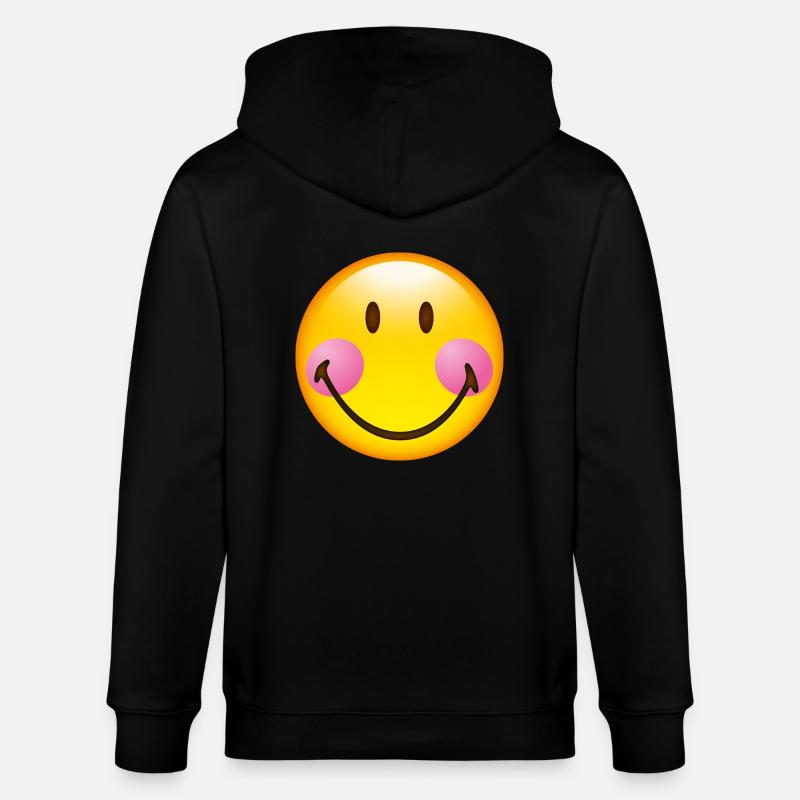 Smiley Glossy Blush - Ekologisk luvjacka CULTIVATOR unisex från Stanley/Stella - svart