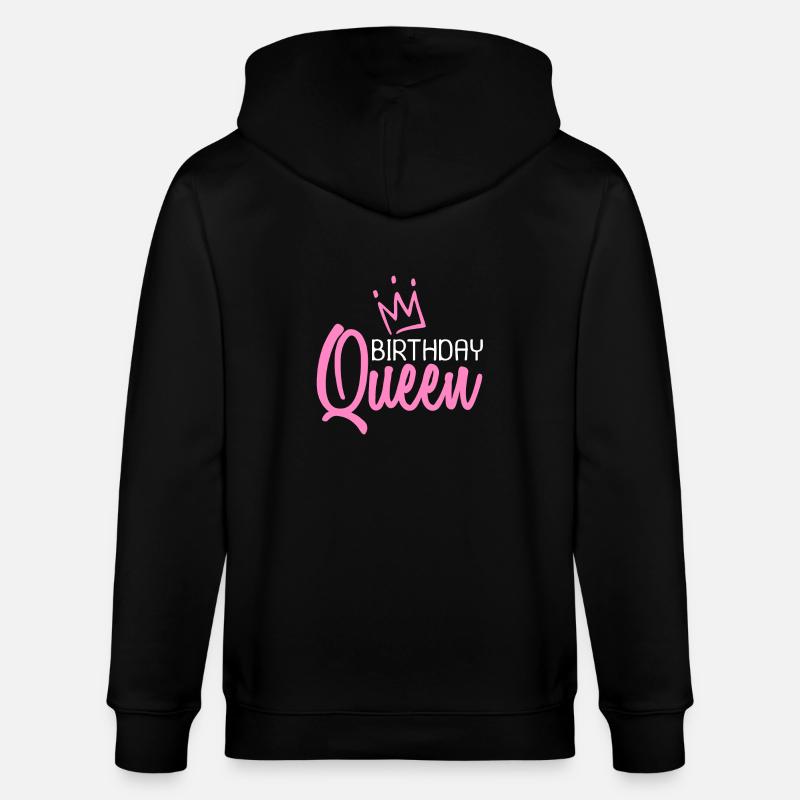 Birthday Queen Birthday Queen - Veste à capuche bio CULTIVATOR Stanley/Stella Unisexe - noir