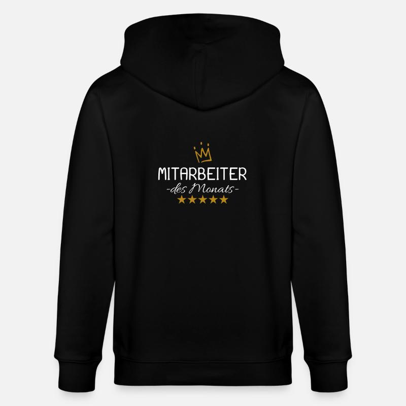 Mitarbeiter des Monats - Stanley/Stella Unisex Bio-Kapuzenjacke CULTIVATOR  - Schwarz