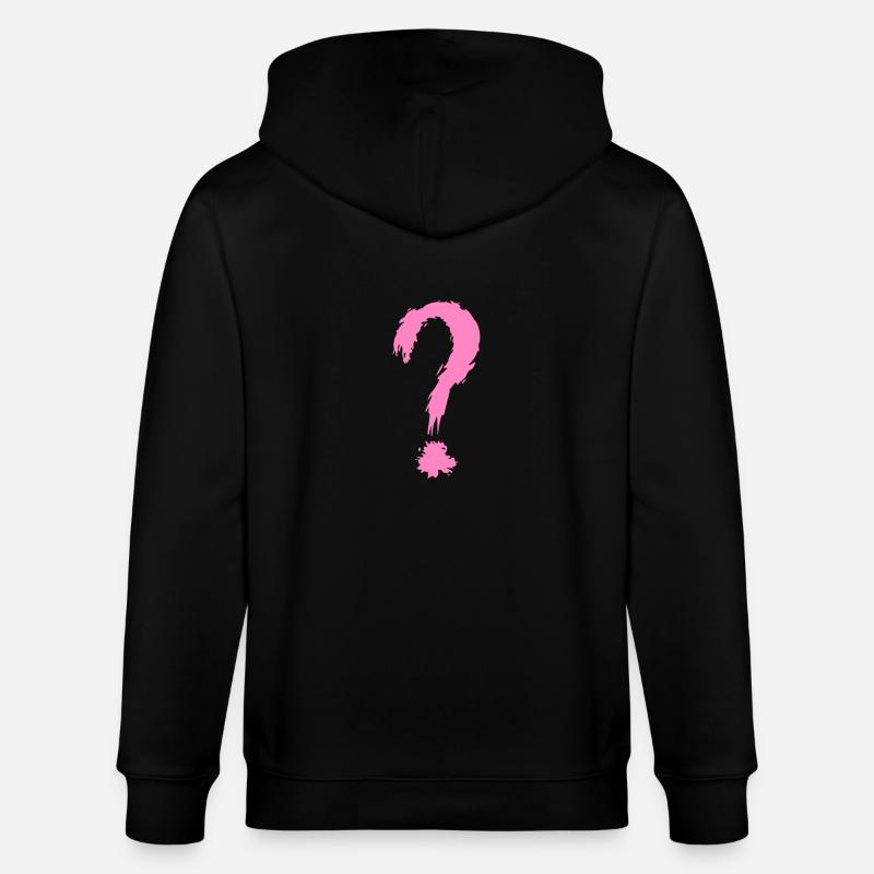 Fragezeichen - Stanley/Stella Unisex Bio-Kapuzenjacke CULTIVATOR  - Schwarz