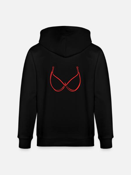 Woman Bra Sexy - Stanley/Stella CULTIVATOR Unisex Organic Hooded Jacket - black