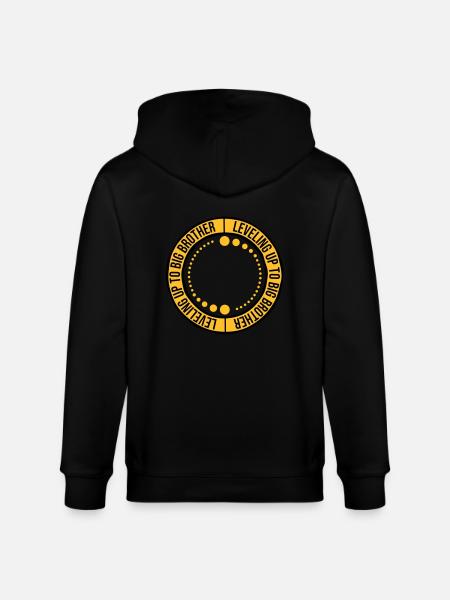 Leveling up big brother - Stanley/Stella CULTIVATOR Unisex Organic Hooded Jacket - black