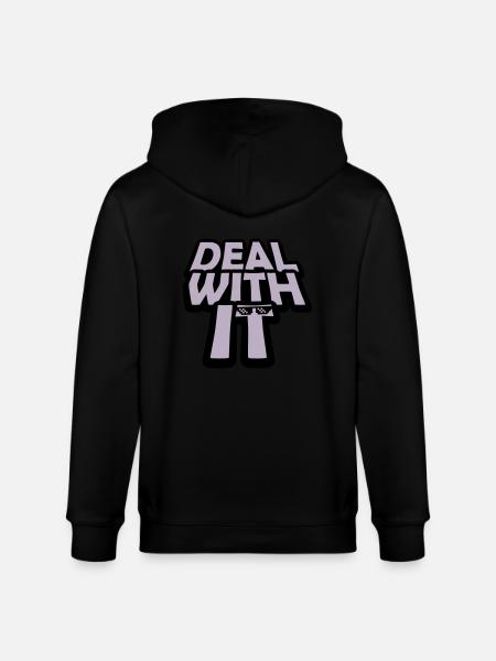 Cool Deal with it - Stanley/Stella CULTIVATOR  Unisex Organic Hooded Jacket - black