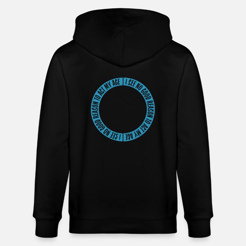 pour agir à mon âge - Veste à capuche bio CULTIVATOR Stanley/Stella Unisexe - noir