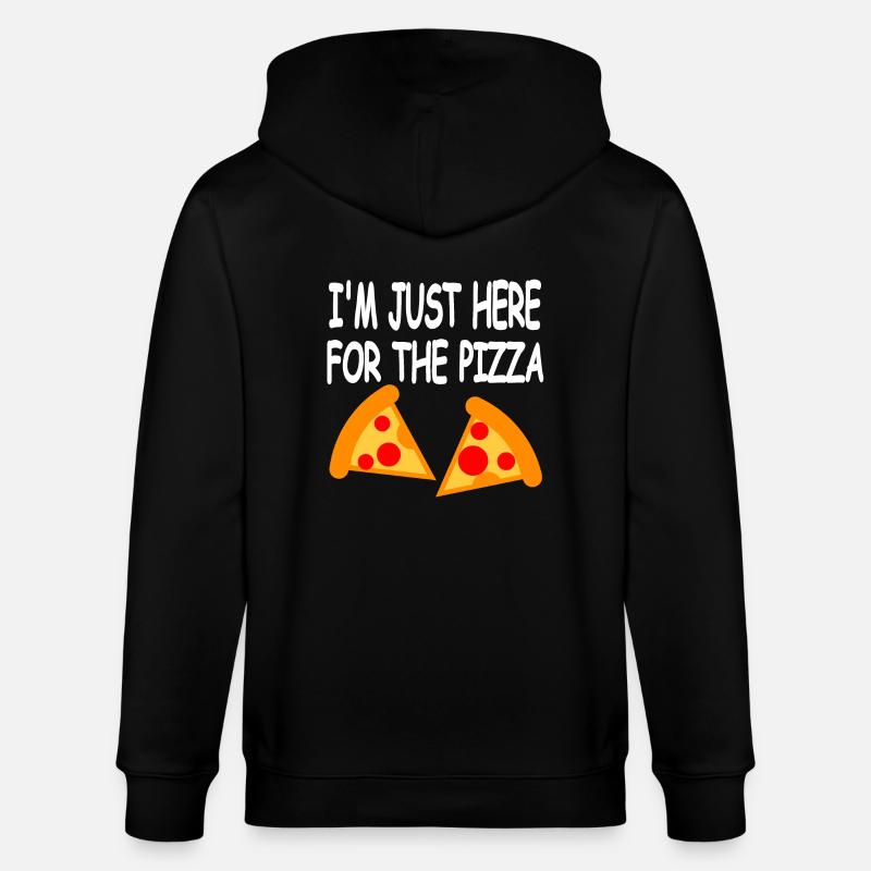 Pizza - Stanley/Stella Unisex Bio-Kapuzenjacke CULTIVATOR - Schwarz
