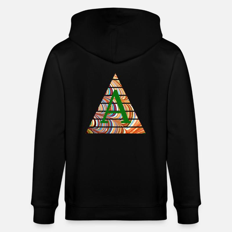 triangle e 56 a - Veste à capuche bio CULTIVATOR Stanley/Stella Unisexe - noir