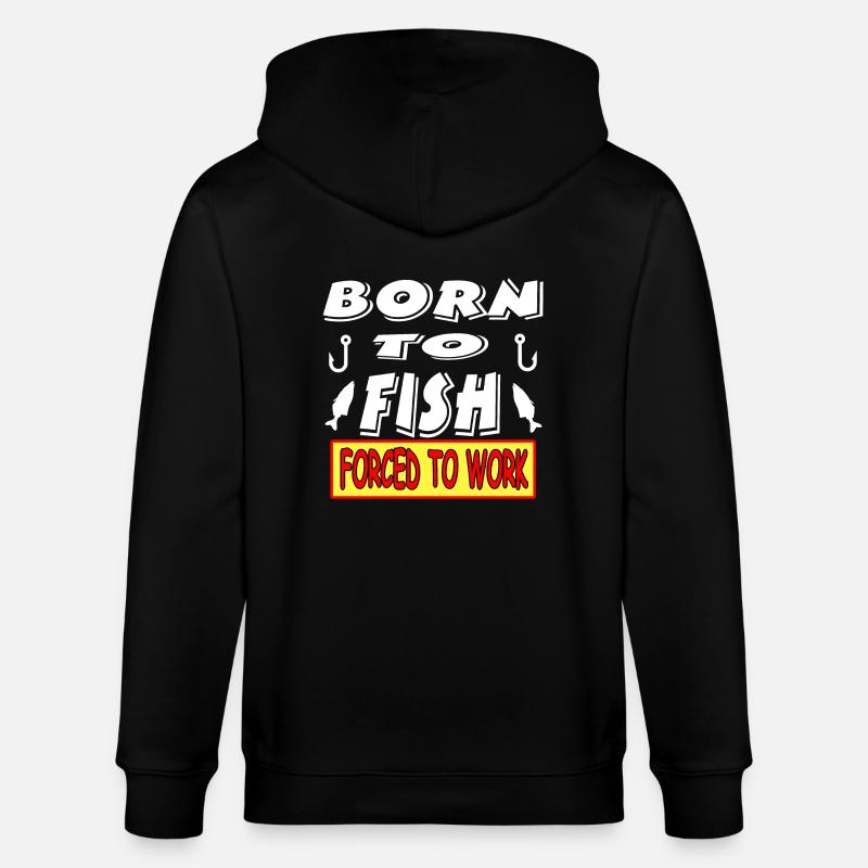 faire de la pêche - Veste à capuche bio CULTIVATOR Stanley/Stella Unisexe - noir