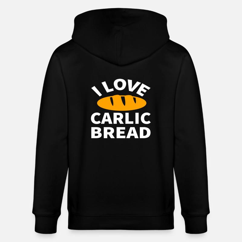 Knoblauchbrot - Stanley/Stella Unisex Bio-Kapuzenjacke CULTIVATOR  - Schwarz