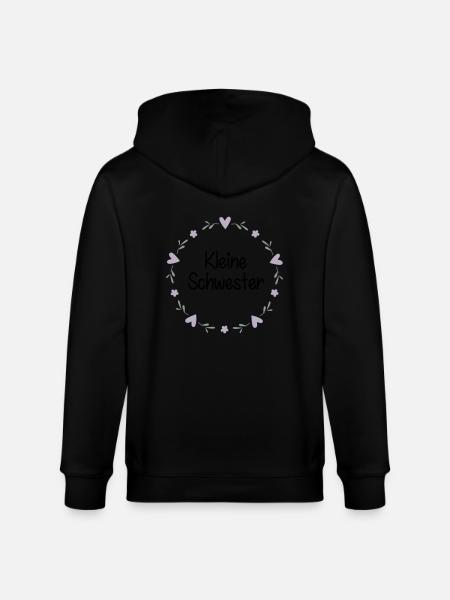 Kleine Schwester - Stanley/Stella Unisex Bio-Kapuzenjacke CULTIVATOR  - Schwarz