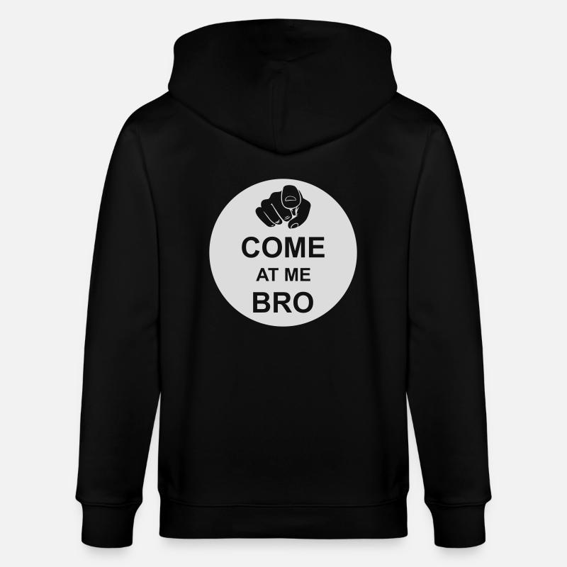 Viens à moi bro - Veste à capuche bio CULTIVATOR Stanley/Stella Unisexe - noir