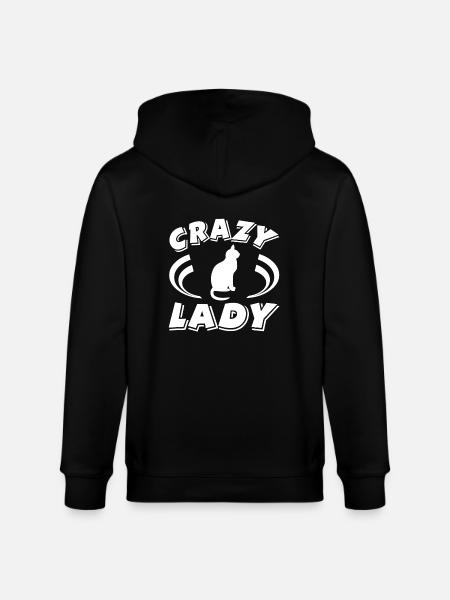 Cat - Stanley/Stella CULTIVATOR Unisex Organic Hooded Jacket - black