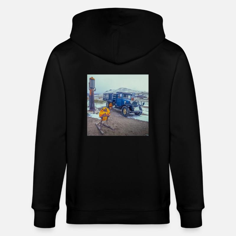 Ghost Town Bodie - Stanley/Stella Unisex Bio-Kapuzenjacke CULTIVATOR - Schwarz