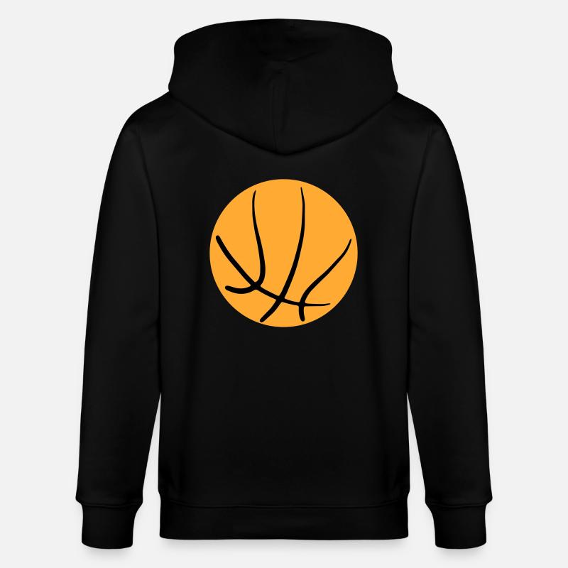 Basket-ball 19 - Veste à capuche bio CULTIVATOR Stanley/Stella Unisexe - noir