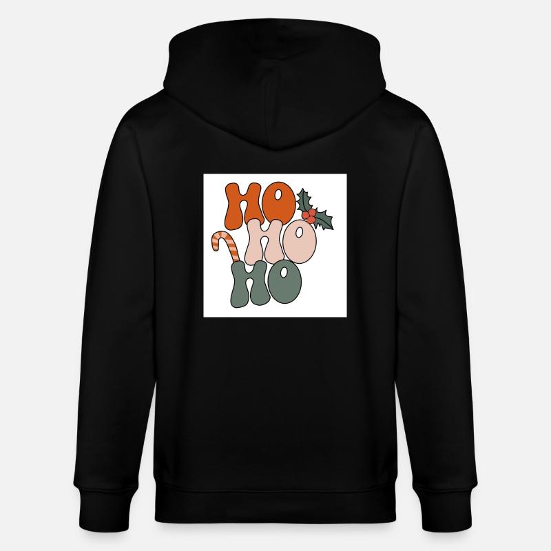 Hoho - Stanley/Stella Unisex Bio-Kapuzenjacke CULTIVATOR  - Schwarz