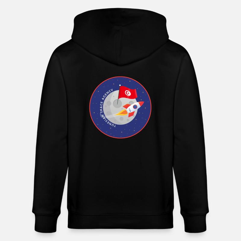 Agence spatiale tunisienne - Veste à capuche bio CULTIVATOR Stanley/Stella Unisexe - noir