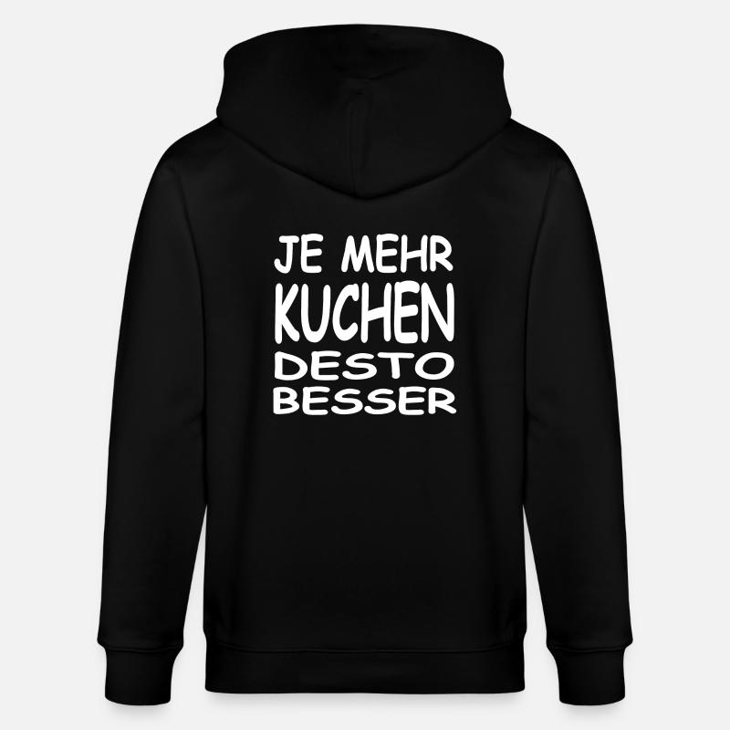 Kuchen - Stanley/Stella Unisex Bio-Kapuzenjacke CULTIVATOR  - Schwarz