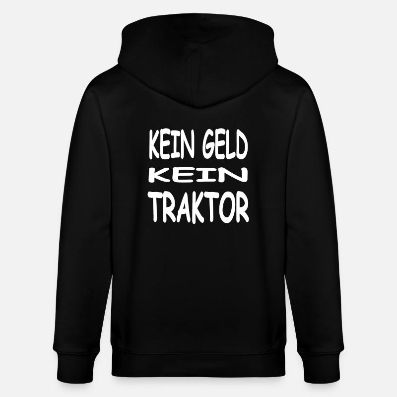Tracteur - Veste à capuche bio CULTIVATOR Stanley/Stella Unisexe - noir