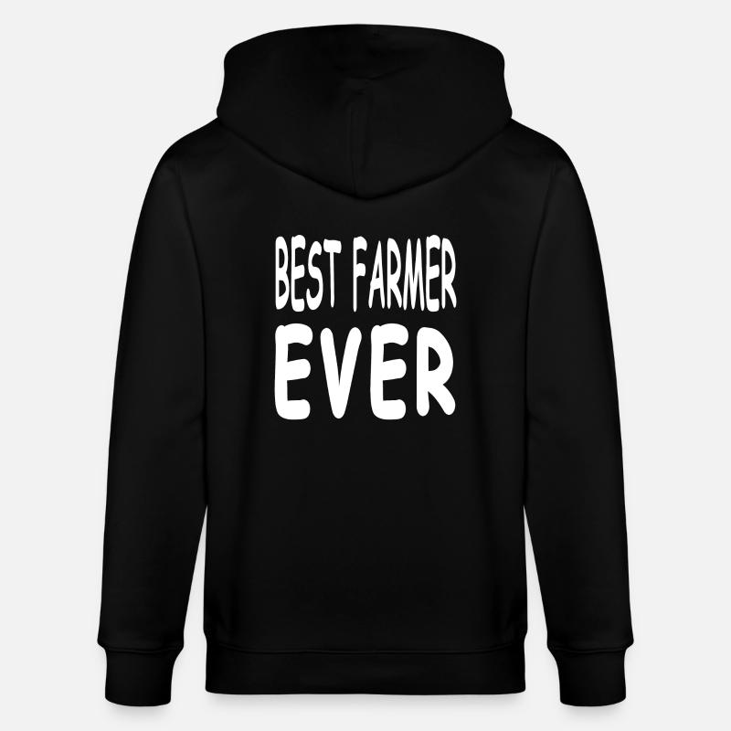 Bauer - Stanley/Stella Unisex Bio-Kapuzenjacke CULTIVATOR  - Schwarz