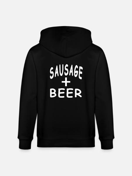 Beer - Stanley/Stella CULTIVATOR Unisex Organic Hooded Jacket - black
