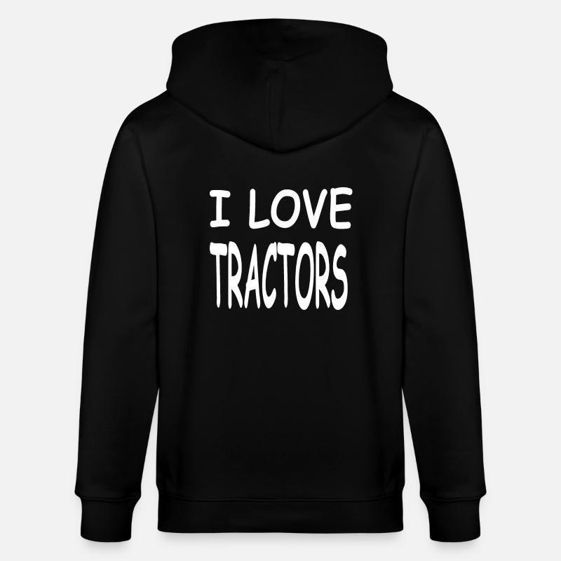 Traktor - Stanley/Stella Unisex Bio-Kapuzenjacke CULTIVATOR  - Schwarz