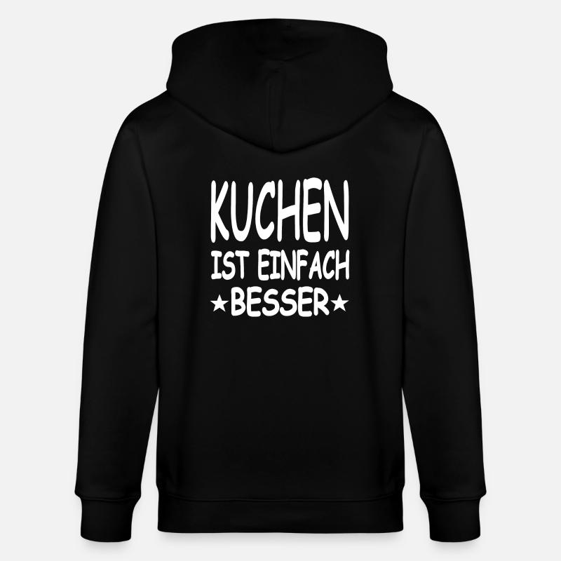 Kuchen - Stanley/Stella Unisex Bio-Kapuzenjacke CULTIVATOR  - Schwarz