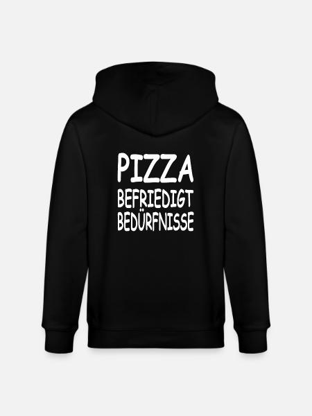 Pizza - Stanley/Stella Unisex Bio-Kapuzenjacke CULTIVATOR - Schwarz