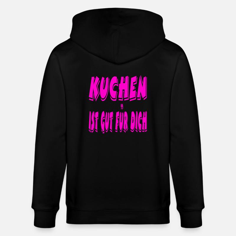 Kuchen - Stanley/Stella Unisex Bio-Kapuzenjacke CULTIVATOR - Schwarz