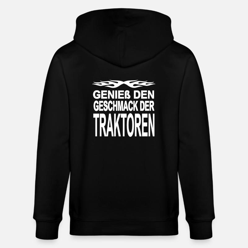 Traktor - Stanley/Stella Unisex Bio-Kapuzenjacke CULTIVATOR  - Schwarz
