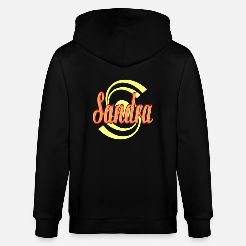 Sandra2 - Stanley/Stella Unisex Bio-Kapuzenjacke CULTIVATOR  - Schwarz